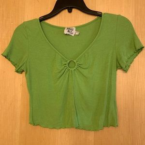 green Princess Polly ring top